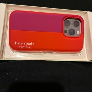 Kate Spade iPhone Case (Red & Magenta)